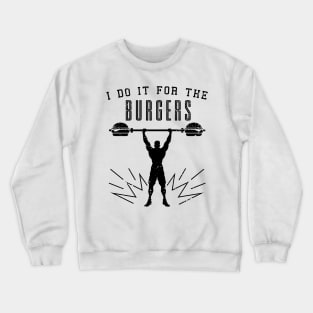 Lift for Burgers - blk Crewneck Sweatshirt